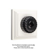 Black Classic Heritage Fluted Light Switches