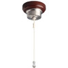 Federation Ceiling Pull Switch Satin Chrome
