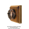 Florentine Bronze Covered Bakelite Switch 55/2FBB
