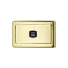 Polished Brass USB Outlet Horizontal Aspect