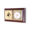 Bungalow Socket - White Socket with Brass Cover