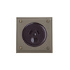 Bungalow Socket - Brown Socket with Non-Relieved Bronze  Cover