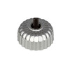 Fluted Chrome Covered Brown Bakelite Switch 45/2B CH