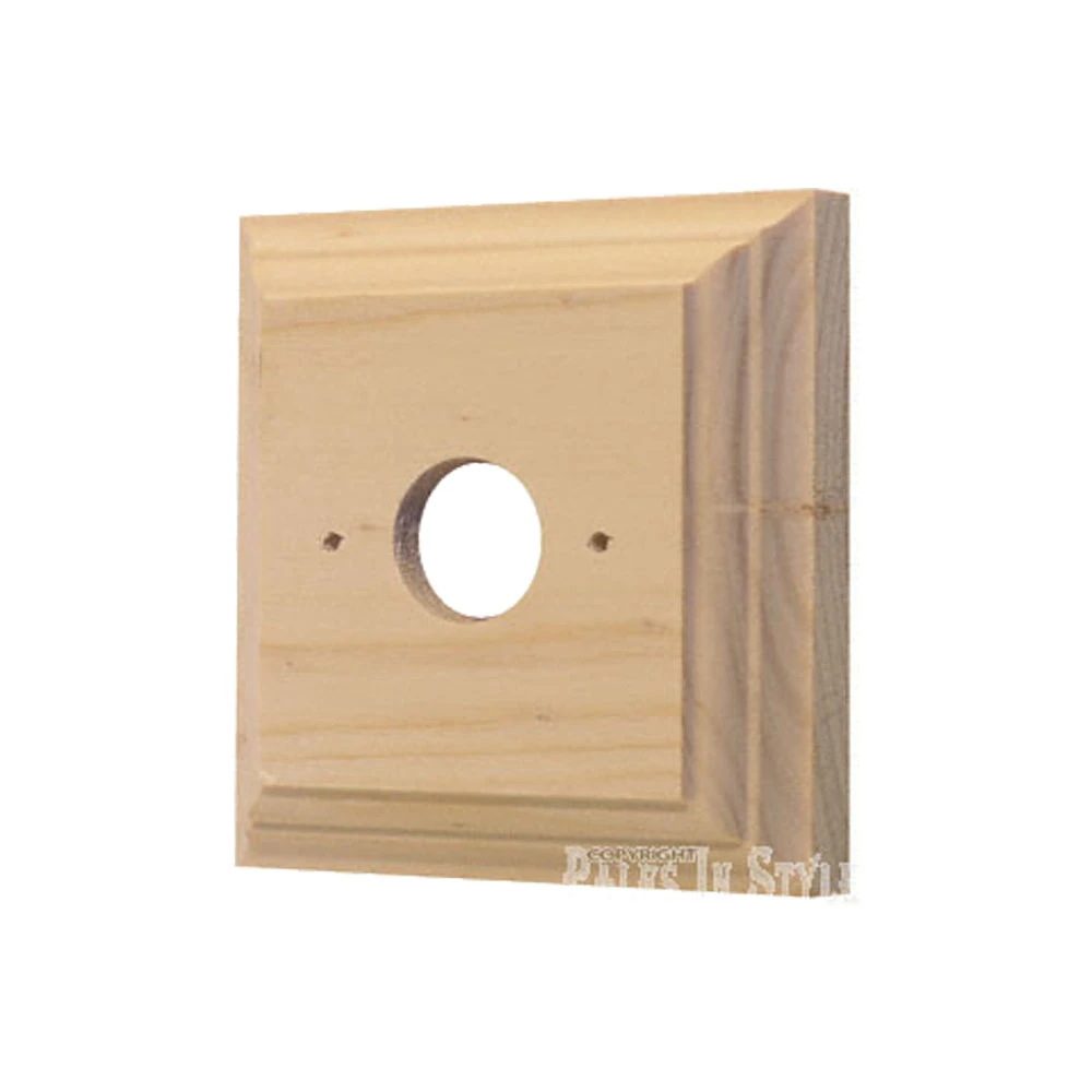 37P  Switch Mounting Block - Pine