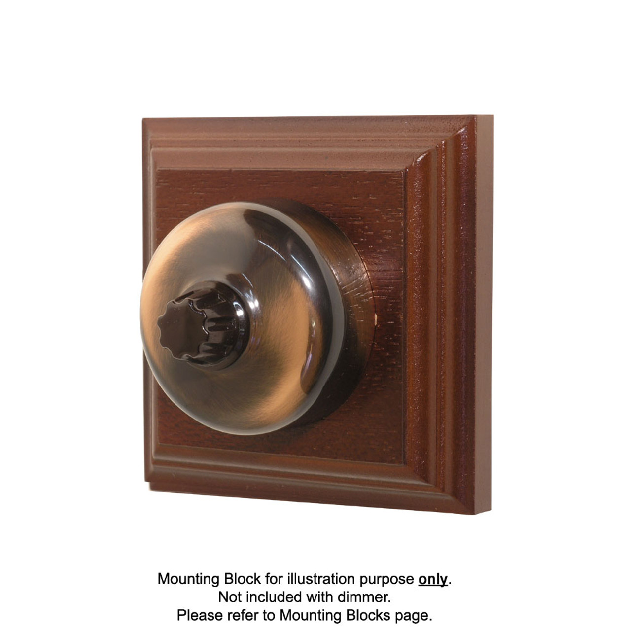 Clipsal Heritage Three Speed Fan Controller - with Florentine Bronze Cover