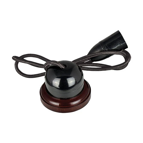 Black cloth cord suspension kit 1.2 metres