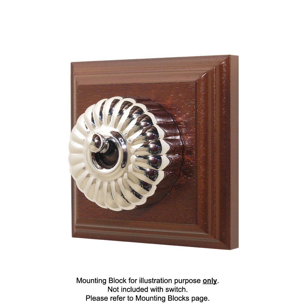 Heritage Classic Electric Switch Fluted Chrome 45CH Classic