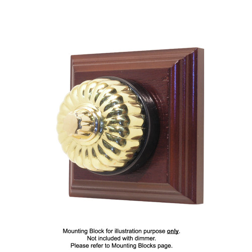 Fluted Porcelain Based Dimmer 20UDB