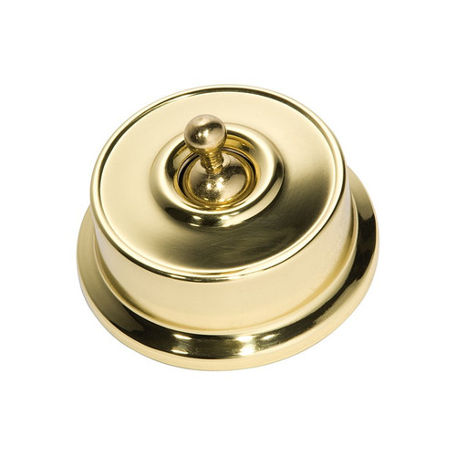 Federation Light Switch Polished Brass-5470