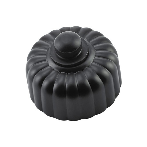 Fluted Dimmer Switch Matte Black -5331