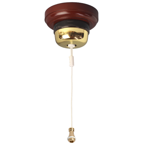 Ceiling Pull Switch Polished Brass