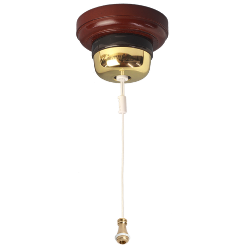 Ceiling Pull Switch Polished Brass