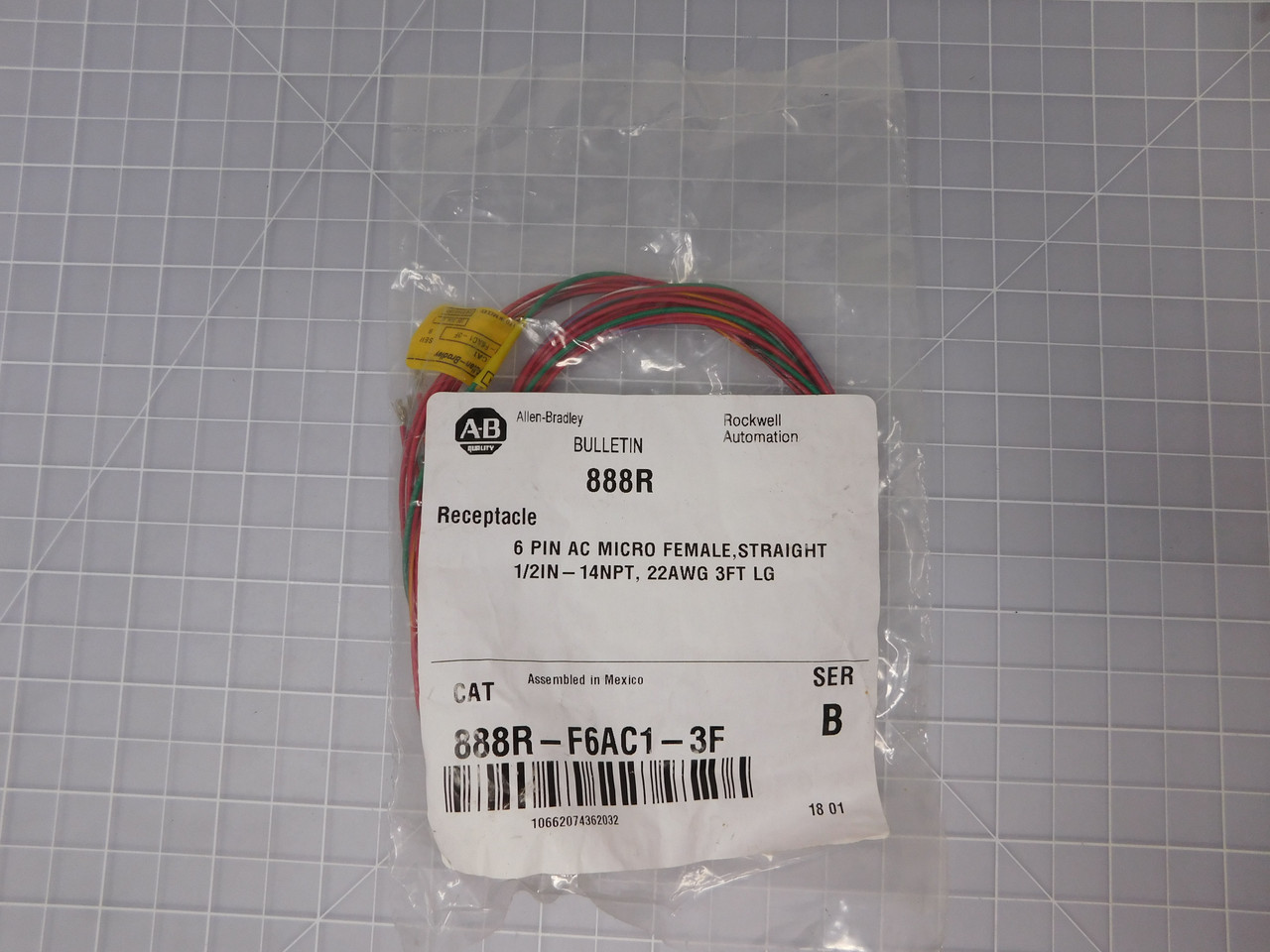 ALLEN-BRADLEY 888R-F6AC1-3F X87882 - OCO Connectors