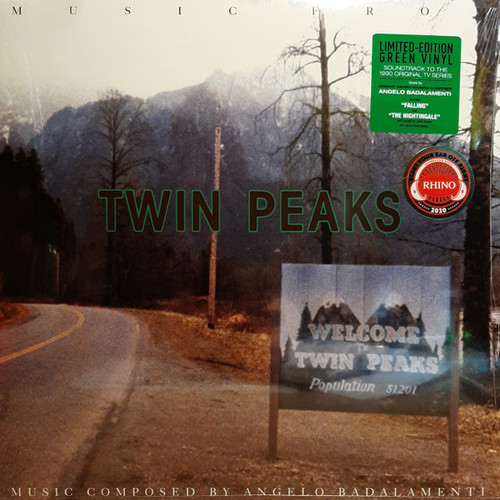 Angelo Badalamenti – Music From Twin Peaks (Green Vinyl) - Soundtrack - LP *NEW*