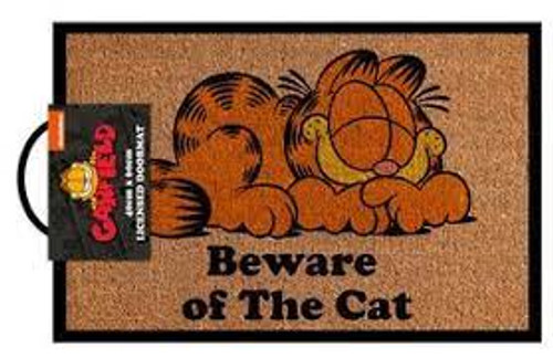 Beware Of The Cat Garfield - DOORMAT *NEW*