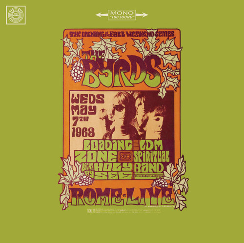 The Byrds – Live in Rome 1968 - LP *NEW*