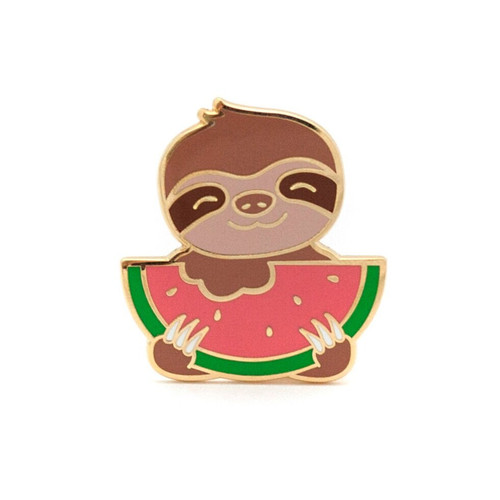 Watermelon Sloth Enamel Pin  *NEW*