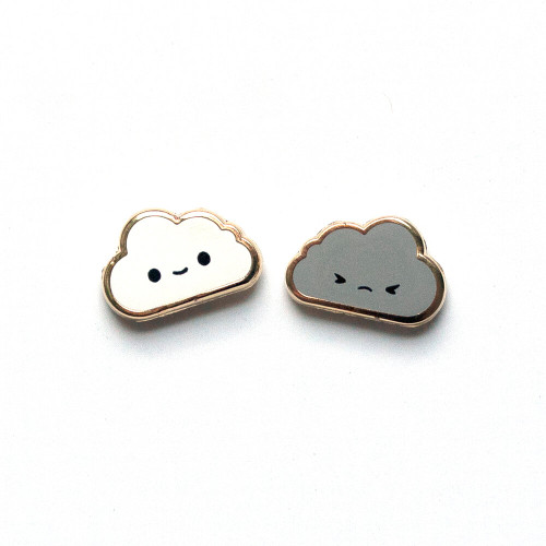 Cloud Enamel Earrings  *NEW*