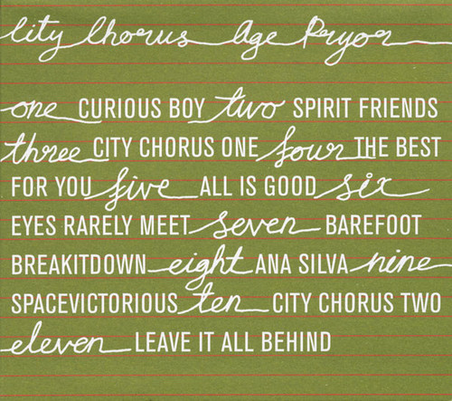 Age Pryor – City Chorus - CD *USED*