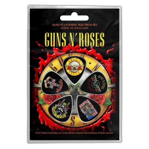 GUNS N' ROSES PLECTRUM PACK (Set Of 5) Guitar Picks *NEW*