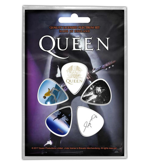 Queen Plectrum Pack (Set Of 5) - GUITAR PICKS *NEW*