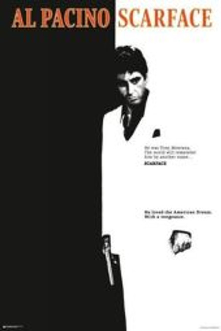 Scarface Black And White - POSTER *NEW*