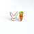 Hungry Bunny Enamel Earrings  *NEW*