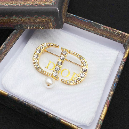 CD Gold Brooch