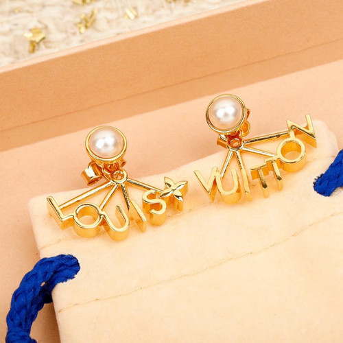 L Letter Stud Earrings