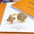 L Clover Gold Ring