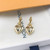 LV Heart Lock Earrings