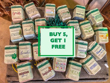 Buy 5 Soaps Get 1 Soap Free