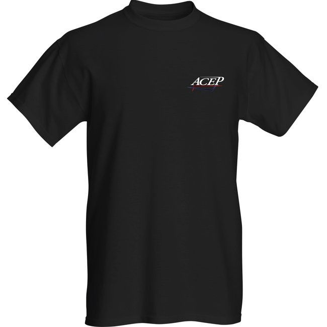 ACEP GEAR T-Shirt Black AcepSSS02 shirt top cotton adult apparel