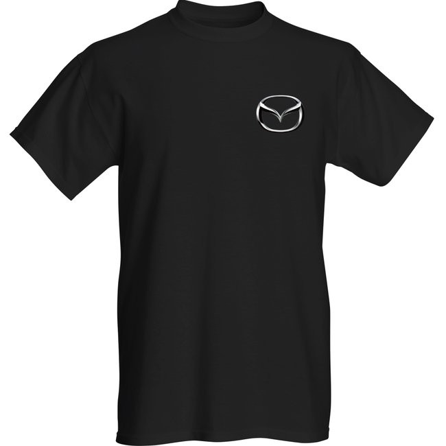 ACEP GEAR T-Shirt Black AcepSSS03Mazda logo on Front and