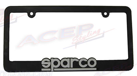 SPARCO Plastic License Plate Frame subaru, mazda, scion, nissan