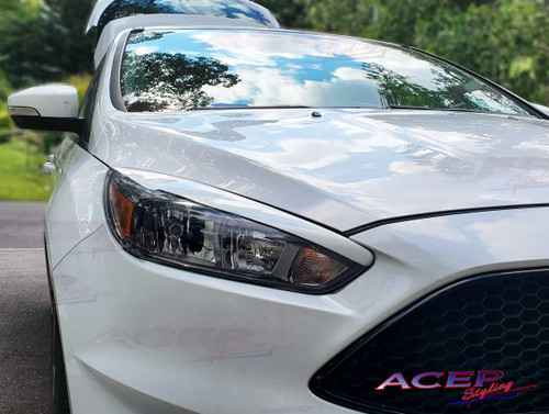 AcepStyling Blade Headlight eyelid Armor fits the 2015, 2016, 2017, 2018 Ford Focus ST RS OBS_FST1518