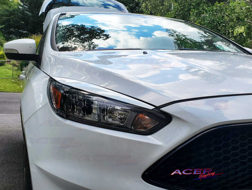 AcepStyling Outlaw Headlight eyelid Armor fits the 2015, 2016, 2017, 2018 Ford Focus ST RS OBS_FST1518