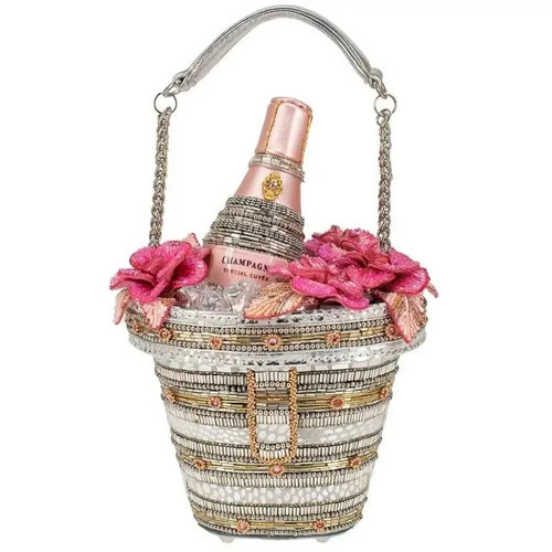 Champagne Ice Bucket Top Handle Bag