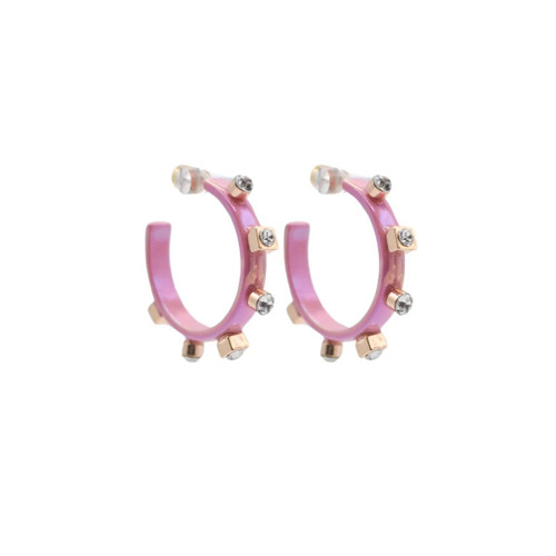 Rose Metal Hoops Rose Metal Hoops