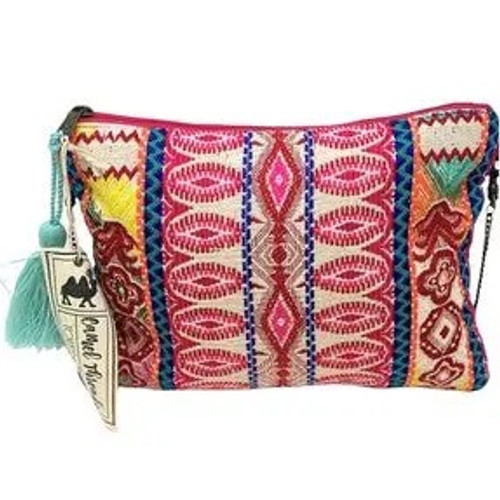 Jewels Crossbody, Pink Multi Jewels Crossbody, Pink Multi