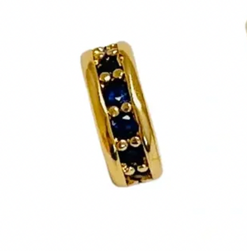 Spacer Bead-Sapphire Spacer Bead-Sapphire