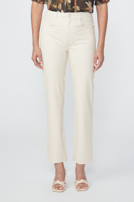 Stella Straight Pant-Ecru