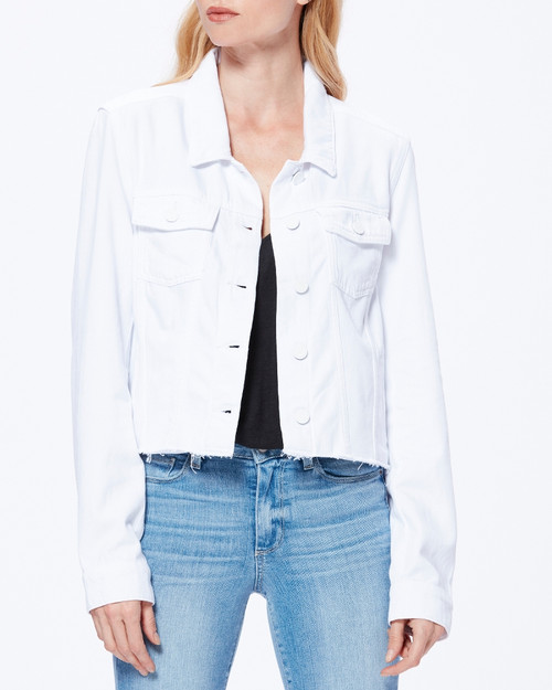 Vivienne Cropped Jacket, Crisp White 