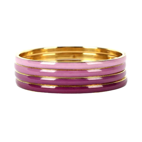 Krishna Bangles Set of 4 - Amethyst 