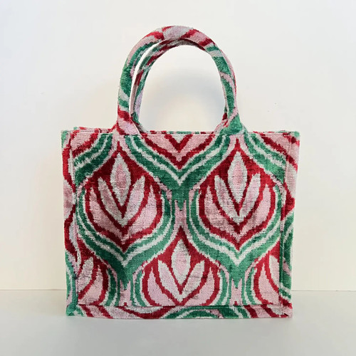 The Aniella Neoprene Tote - Green Camo/Pink/Orange