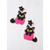 Bewitched Cat and Pumpkin Earrings, Hot Pink 