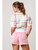 Hello Spring Gingham Sweater, Pastel 