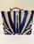 Gigi Bag Blue/White Tote Bag 