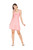 Front Tie Fitted Sundress, Flamingo