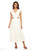 Adele Cutout Midi, Ivory Embroidery